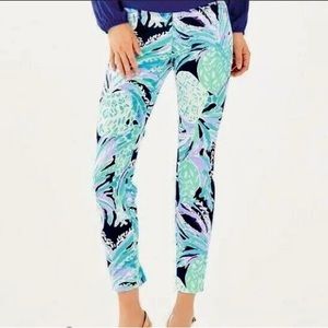 Lilly Pulitzer Kelly Ankle Pants in Alotta Colada Size 8